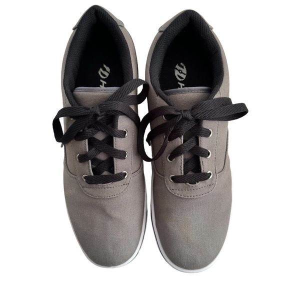 Heelys Men's Launch 20 Canvas Skating Sneakers Size 9 Gray Shoes HE100754 - Picture 8 of 12